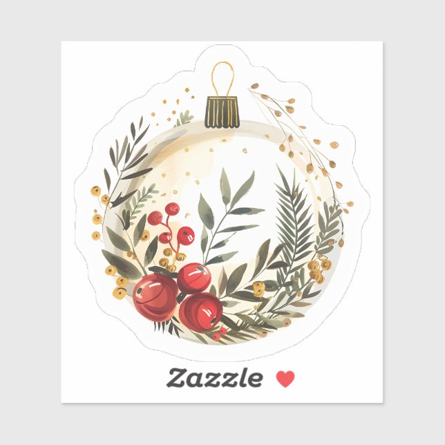 Celebrate Christmas With a Festive Ornament (Sheet)