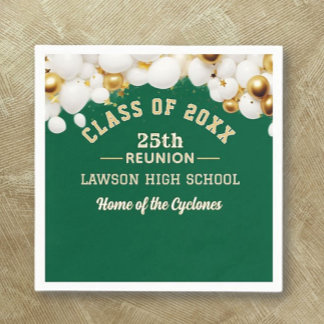 Celebrate! Class Reunion Party Napkin