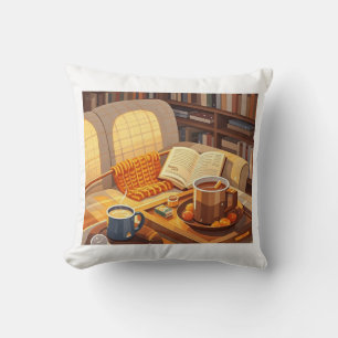 Celebrate cosy nights knitted blanket and warm  cushion