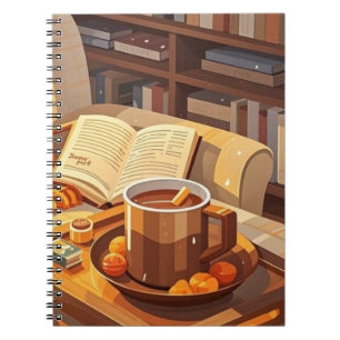 Celebrate cosy nights knitted blanket and warm notebook