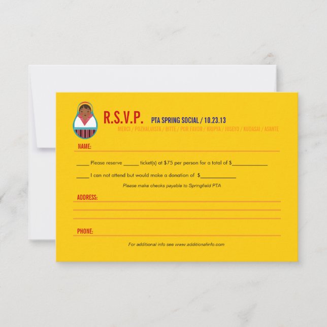 Celebrate Culture & Diversity Event RSVP (Front)