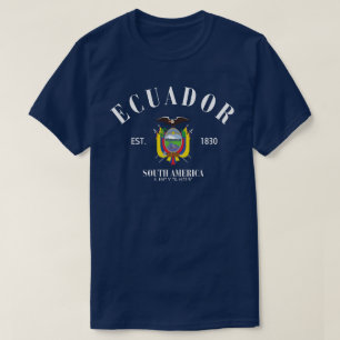 Celebrate Culture of Vibrant Ecuador Flag T-Shirt