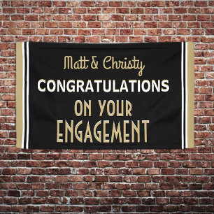 Celebrate! Custom Engagment party  Banner