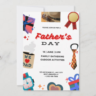 Celebrate Dad: Happy Father's Day Invitation