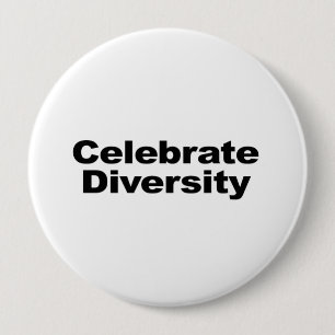 Celebrate Diversity 10 Cm Round Badge