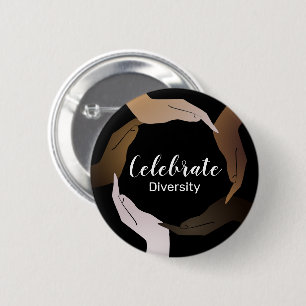 Celebrate Diversity 6 Cm Round Badge
