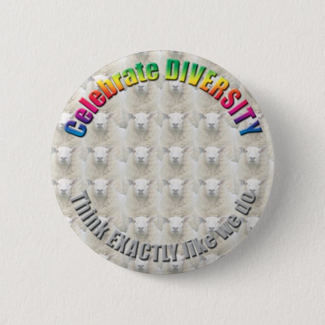 Celebrate Diversity button (Front)