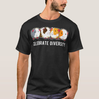 Celebrate Diversity Guinea Pig Premium  T-Shirt