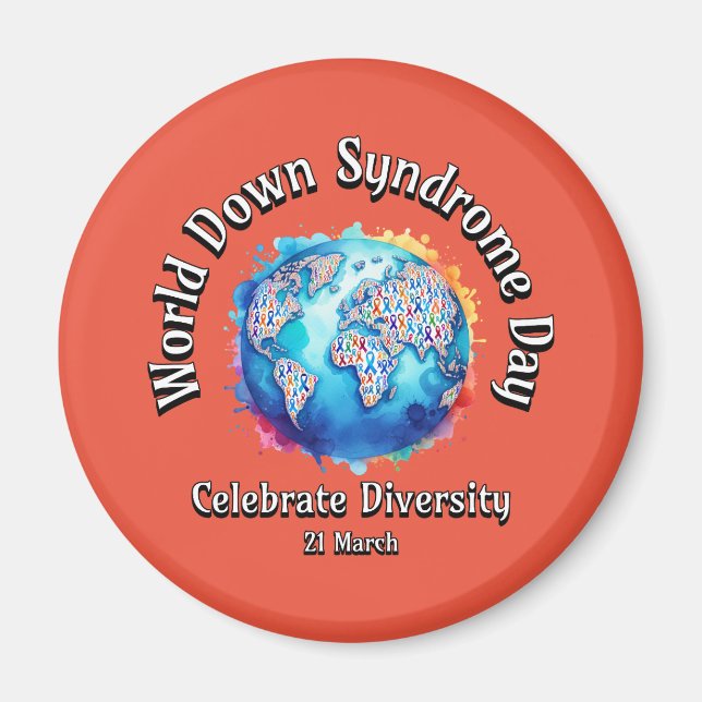 Celebrate Diversity.  Magnet (Front)