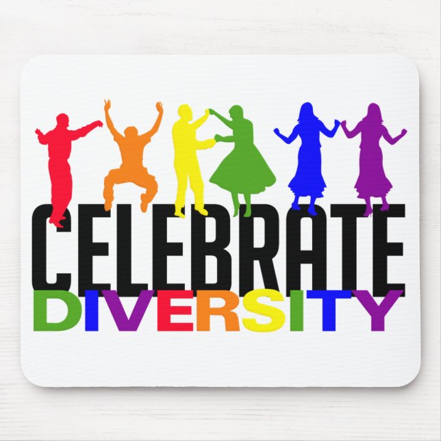 Celebrate Diversity mousepad (Front)