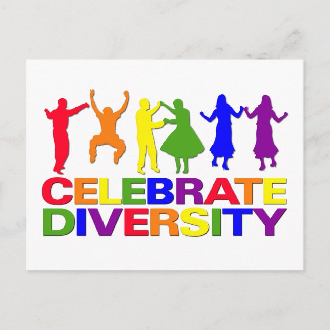 Celebrate Diversity postcard (Front)