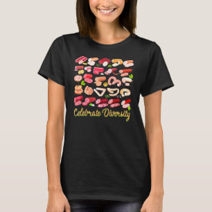 Celebrate Diversity Salami Food Meme Apparel Sausa T-Shirt