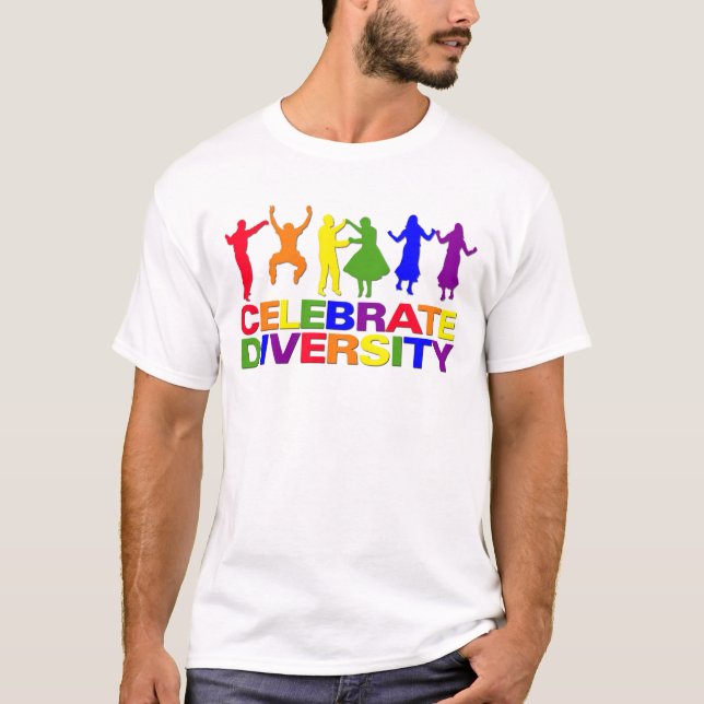 Celebrate Diversity shirt - choose style (Front)