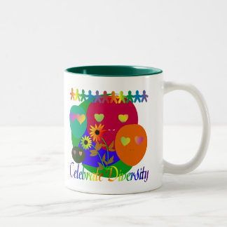 Celebrate Diversity Two-Tone Coffee Mug
