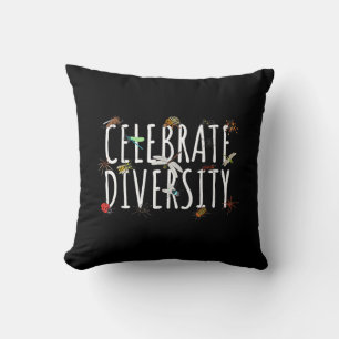 Celebrate Diversity - Unique Insect Species Entomo Cushion