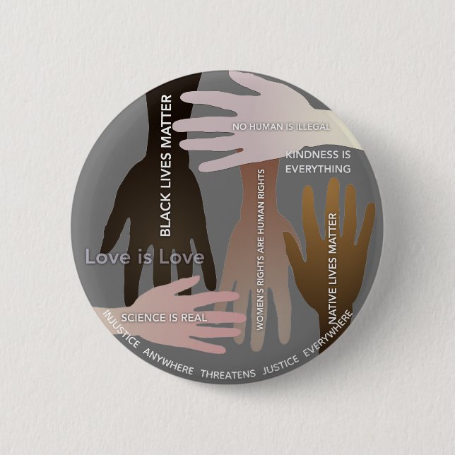Celebrate Diversity | We Believe 6 Cm Round Badge (Front)