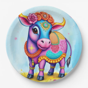 Celebrate Diwali with Holy Cows in Disguise Paper Plate
