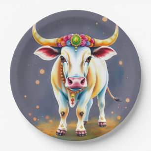 Celebrate Diwali with Holy Cows in Disguise Paper Plate