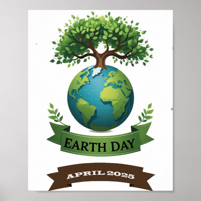  Celebrate Earth Day 2025 Poster (Front)