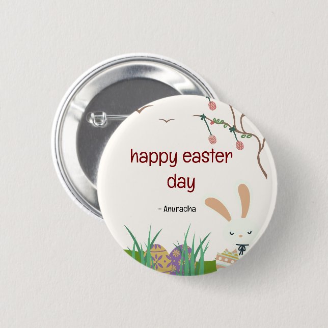 Celebrate Easter: A Day of Joy and Renewal 6 Cm Round Badge (Front & Back)
