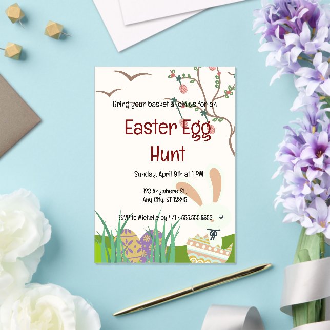 Celebrate Easter: A Day of Joy and Renewal Acrylic Invitations (Insitu (Wedding))