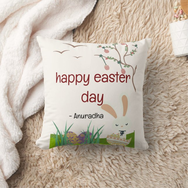 Celebrate Easter: A Day of Joy and Renewal Cushion (Blanket)