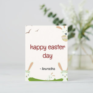 Celebrate Easter: A Day of Joy and Renewal Holiday Postcard