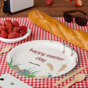 Celebrate Easter: A Day of Joy and Renewal Paper Plate