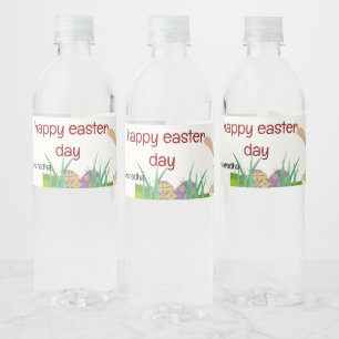 Celebrate Easter: A Day of Joy and Renewal Water Bottle Label