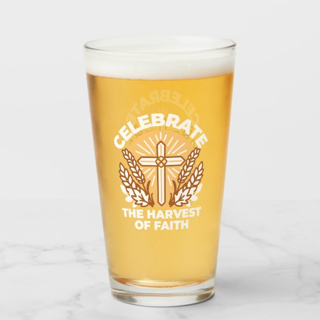 Celebrate Faith with Harvest – Inspirational Art Glass (Front Filled)