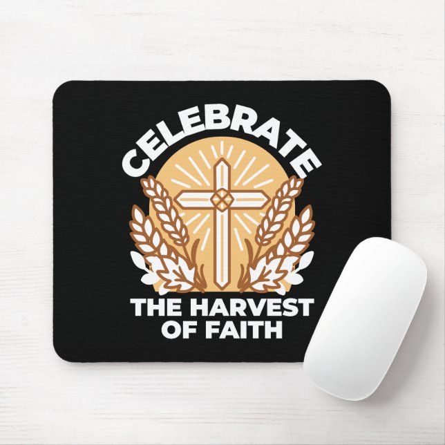 Celebrate Faith with Harvest – Inspirational Art Mouse Mat (With Mouse)