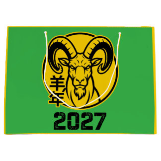 Celebrate Fire Goat 2027 Lunar New Year Gift Bag