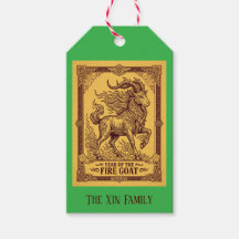Celebrate Fire Goat 2027 Lunar New Year Gift Tags
