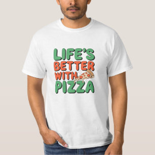 Celebrate Foodie Vibes with Pizza Art T-Shirt