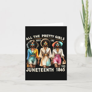 Celebrate Freedom Celebrating Black Women Juneteen Card