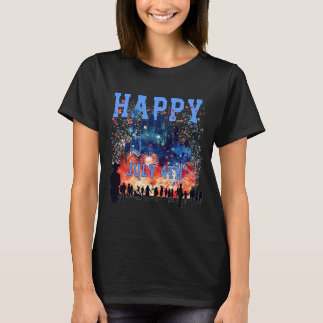 : "Celebrate Freedom, Ignite the Spirit!" T-Shirt (Front)