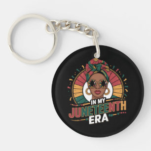 Celebrate Freedom: IN MY JUNETEENTH ERA Key Ring