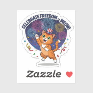 Celebrate Freedom – Meow! Patriotic Cat