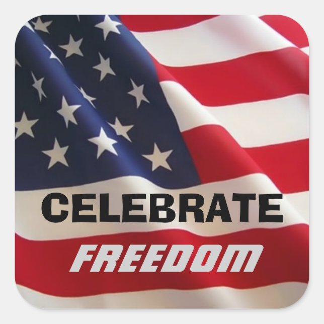 CELEBRATE FREEDOM STICKER (Front)