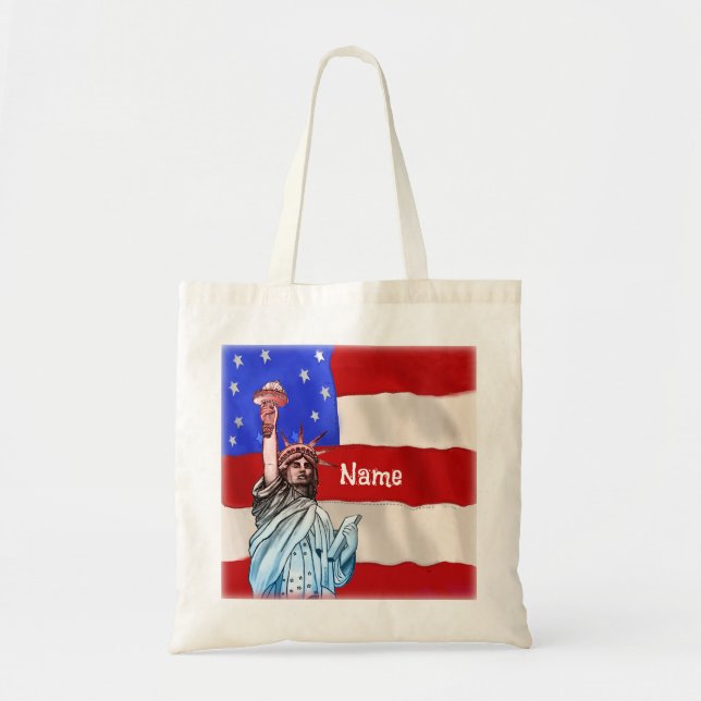 Celebrate freedom  tote bag (Front)