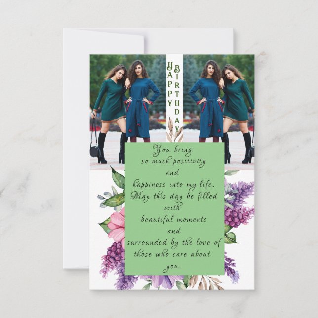 Celebrate friend's birthday card (Front)