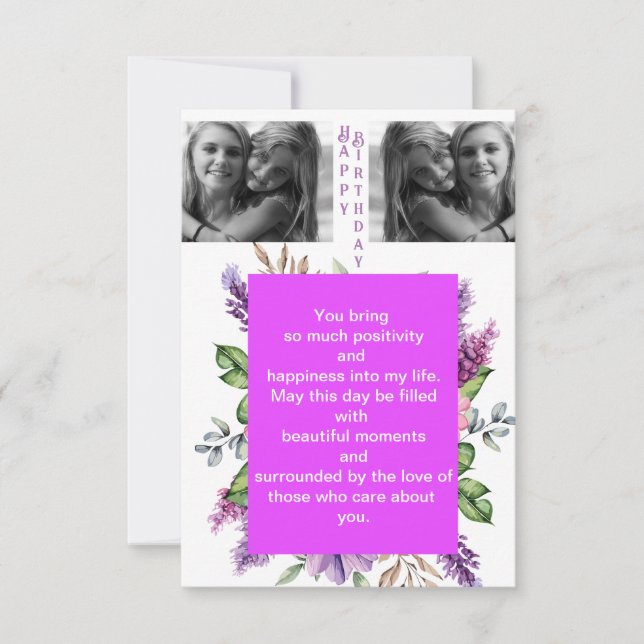 Celebrate friend's birthday card (Front)