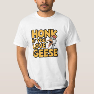 Celebrate Geese with Whimsical Art T-Shirt