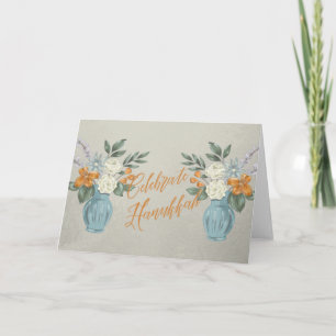 Celebrate Hanukkah Blank Card