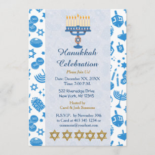 Celebrate Hanukkah Invitations