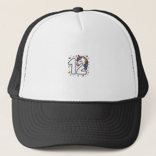 Celebrate Happy 12 Year's Birthday Party For Girl Trucker Hat