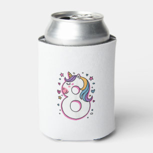 Celebrate Happy 8 Years Old Birthday Party For Gir Can Cooler