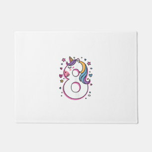 Celebrate Happy 8 Years Old Birthday Party For Gir Doormat