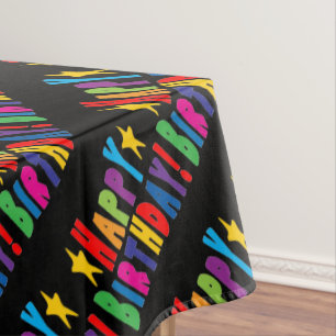 Celebrate Happy Birthday Tablecloth