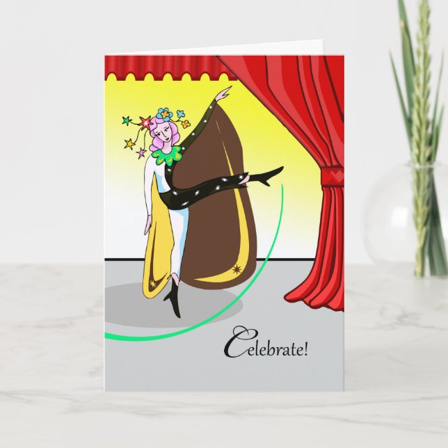 Celebrate, Happy International Dance Day, Dancer Card (Front)